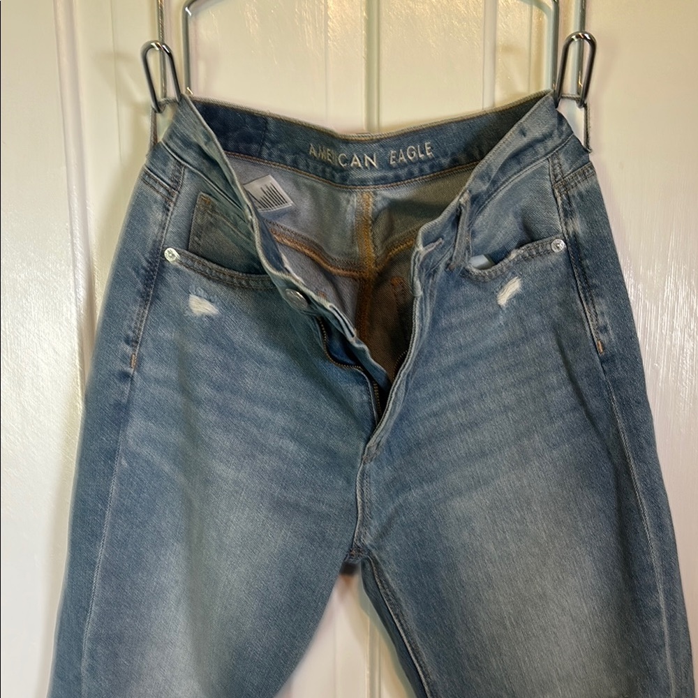 American Eagle Distressed Blue Denim Jeans